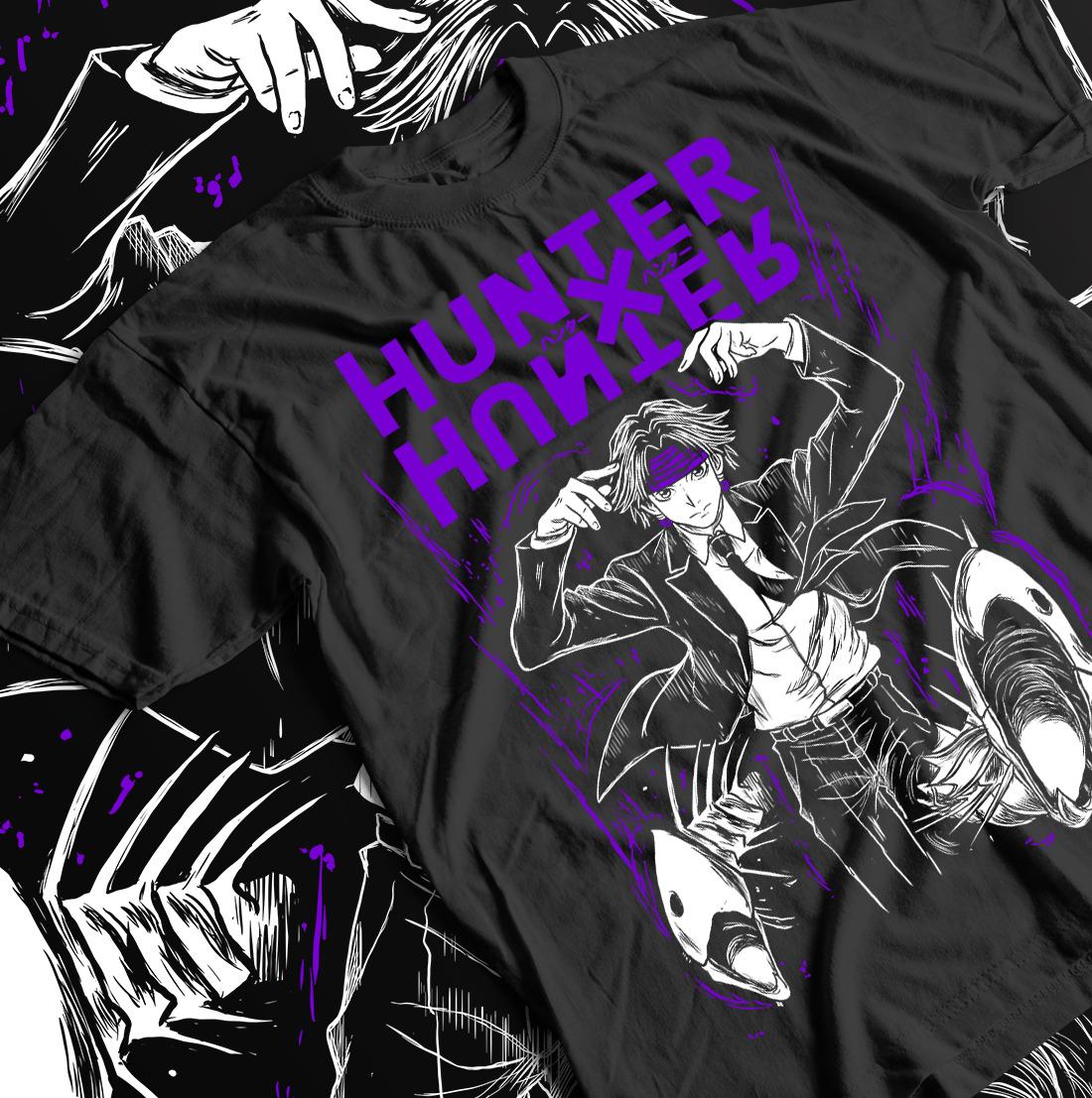 

Hunter X Hunter Chrollo Lucilfer T-shirt HXH Anime Graphic Tee All Size 4XL