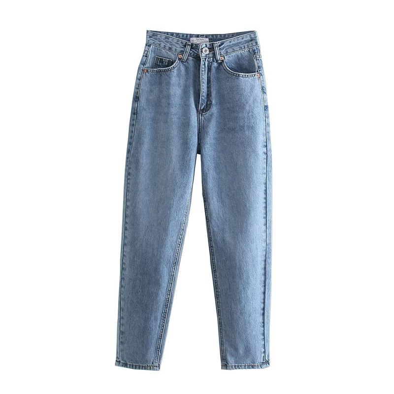 Kaslead New Arrival Women's Clothing High Waist Loose Denim