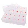 10/11Grids Nail Art  Gem Accessories Empty Container Storage Case Box