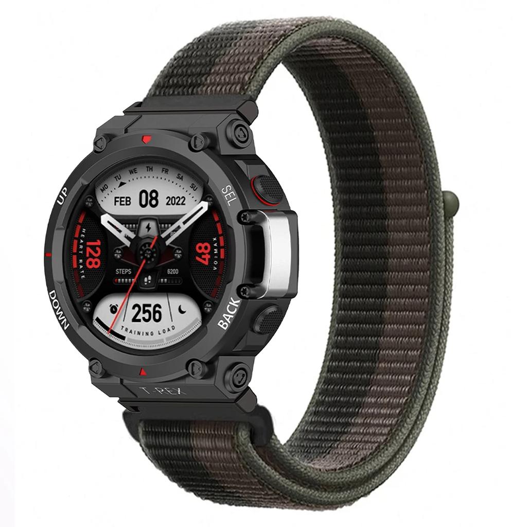 Nylon Loop Strap For Huami Amazfit T-REX 3/2 Smart Watch Band Women Men Bracelet For Amazfit T-Rex/T-Rex Pro Wristband Correa