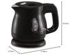 T-FAL Electric Kettle Apureshiaeji Positive Lock (0.8L) KO4308JP Onyx Black Japan Used Like New
