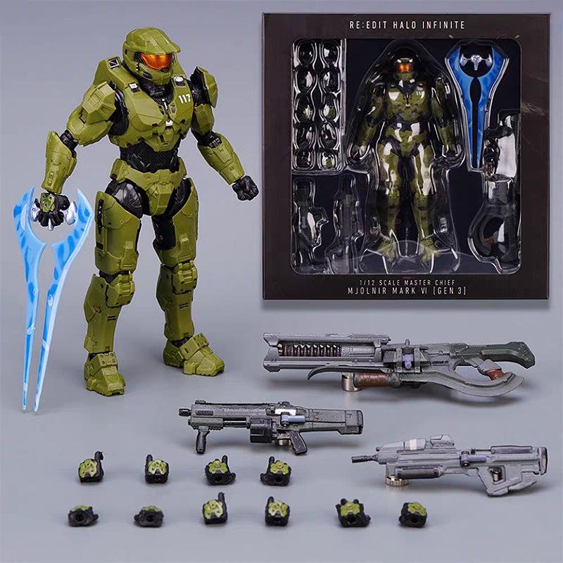 Essential! HALO Infinite Master Chief 6.5" Articulated Model Toy for Kids