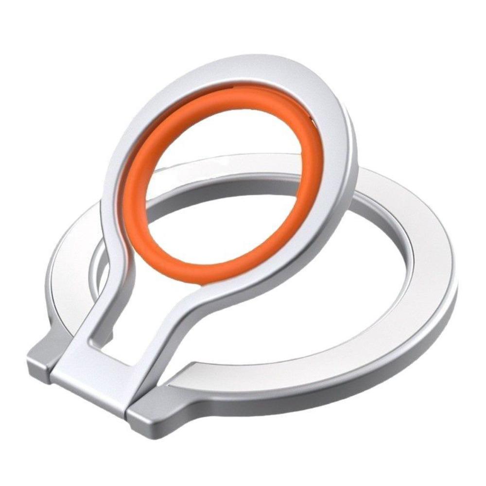 

For MagSafe Phone Ring Holder Strong Adsorption Foldable Phone Grip Mount Alloy with Metal Ring for iPhone/Samsung/Huawei/Xiaomi