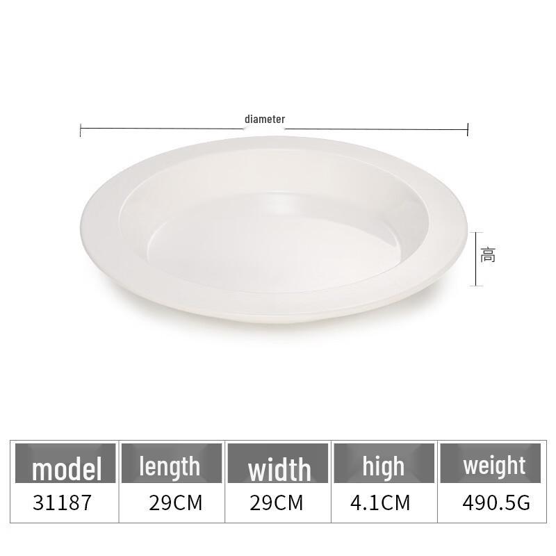Chuzhou A5 Melamine Deep Dinner Plate