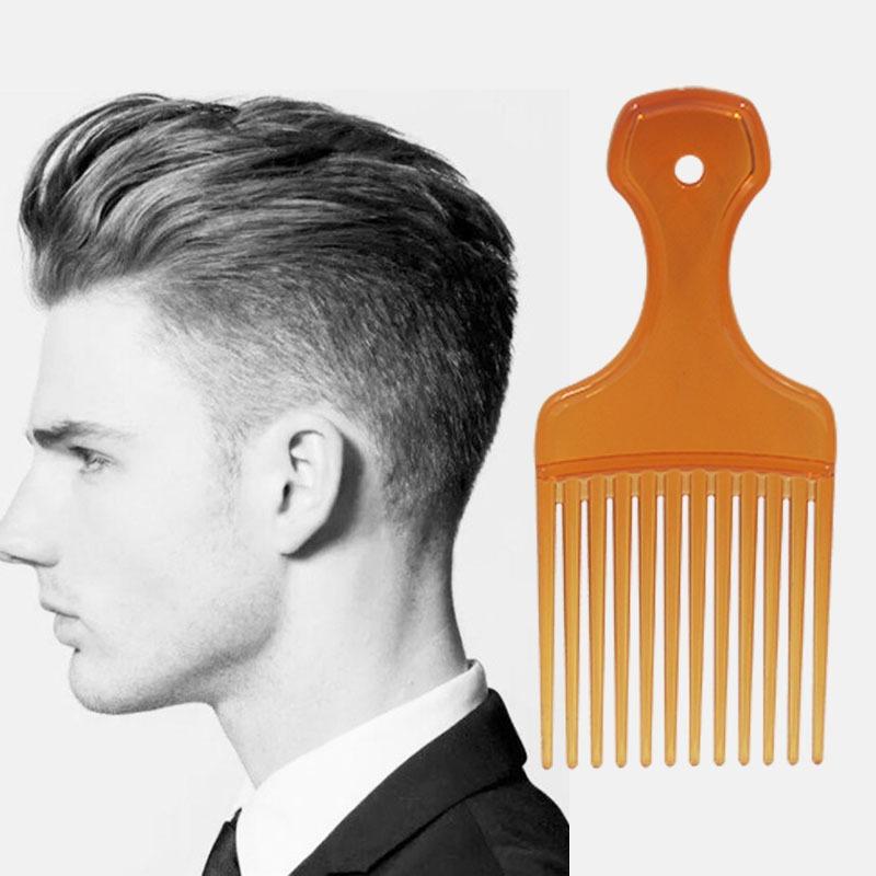 1 Stück Breite Zähne Bürste Pick Kamm Gabel Haarbürste Einsatz Haar Pick Kamm Kunststoff Getriebe Kamm Für Lockiges Afro Haar Styling Werkzeuge