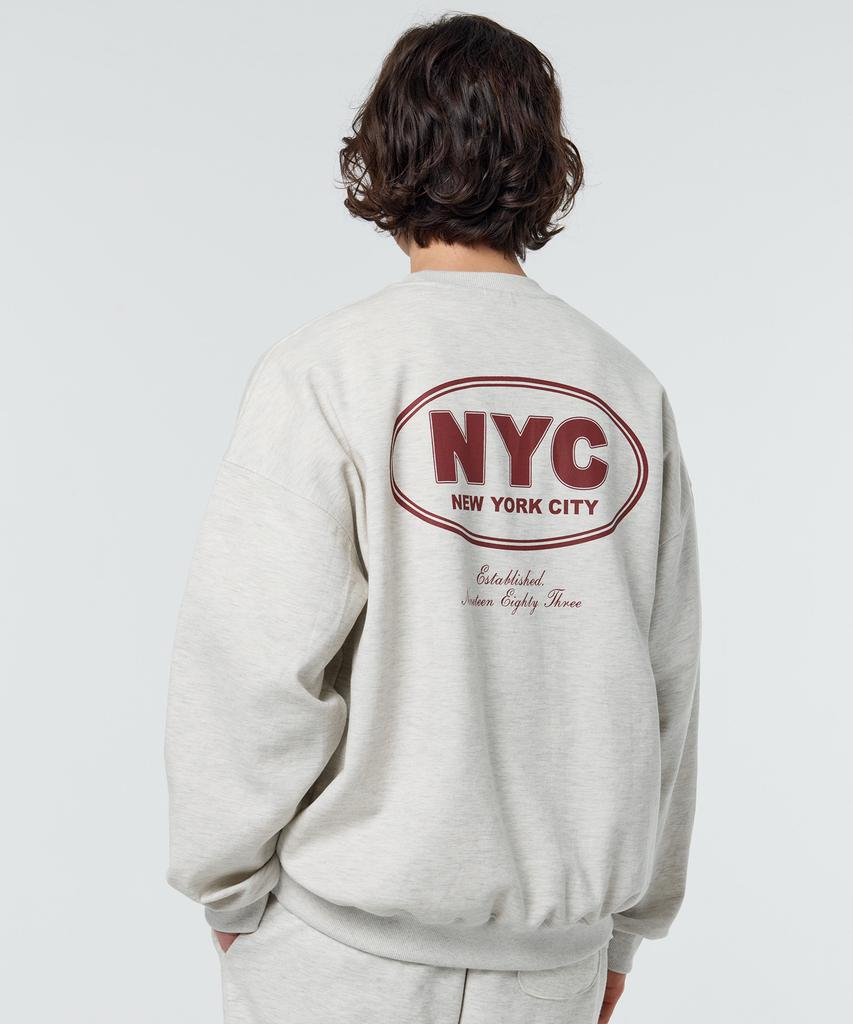PAPERBOY Nyc Academy Sweatshirt - Oatmeal