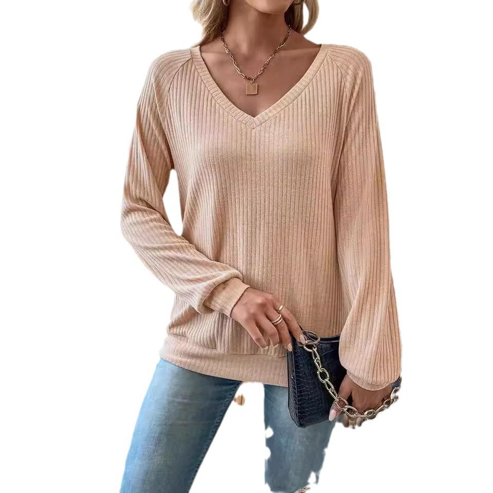 Women's Back Patchwork Lace Trim Hollow Out Raglan Sleeve Long Sleeve T Shirt Top Women Fashion Daily Basic Casual Slim Fit Ladies Elegant Top