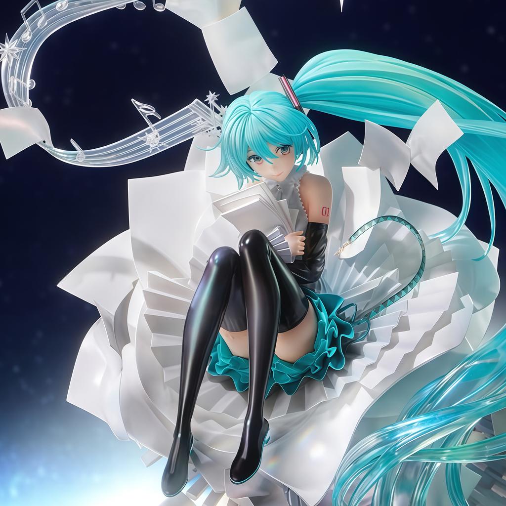 Hatsune Miku Anime GK Kreskówka Piękna Dziewczyna Statua Ręcznie Robiony Model Dekoracja Kolekcjonerska Figurka Akcji Produkt Peryferyjny Prezent