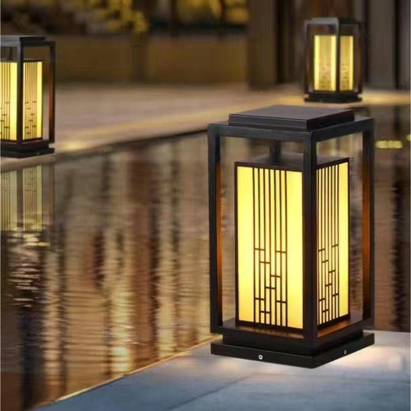 Waterproof Outdoor Retro Chinese Style Garden Lawn Light