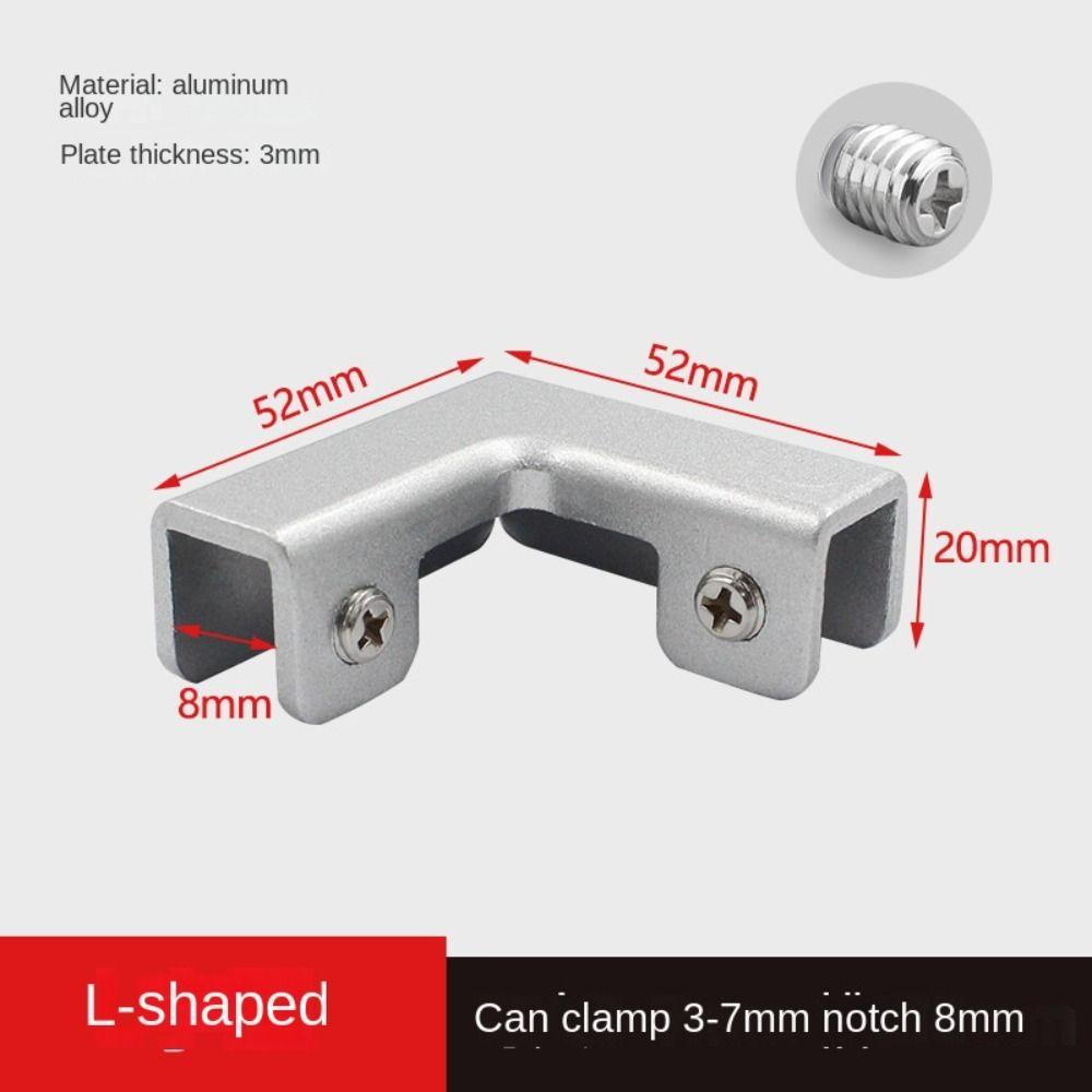 T-cross Glass Clip Reinforcement Corner Guard New Fixing Clip Glass