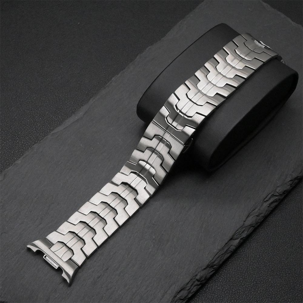 Luxury Stainless Steel Band for Samsung Galaxy Watch 8 Classic 46mm 8 44mm Metal Strap for Watch 8 40mm Men Bracelet Watchband