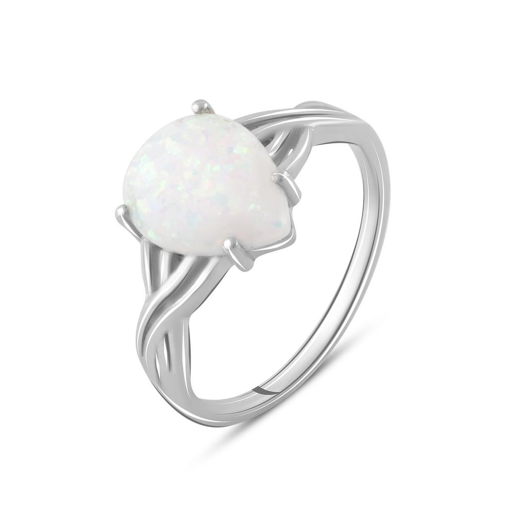 Silver Ring with Opal 1.48ct (2085744) 2.46 Gr. 925 Samples