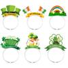 St. Patrick's Day Dekorationen Glücksbringer Irish Shamrock Latx Luftballons Kuchendeckel Saint Patrick Party Banner Irish Festival Dekor