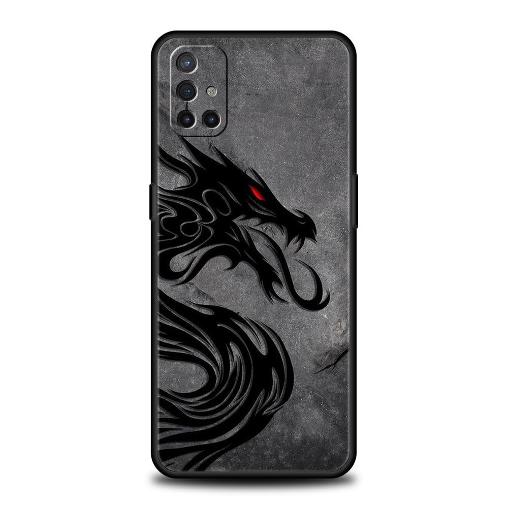 

Чехол для телефона Дракон для OnePlus 12R 9R 12 11 10 Pro 9 8 7 7T 8T 10T 9RT Nord 2T N10 N200 CE 2 5G Черный чехол Мягкий корпус OnePlus 10T