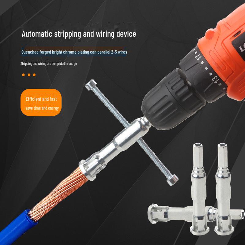 Automatic Wire Stripping and Paralleling Terminal Device for Electricians