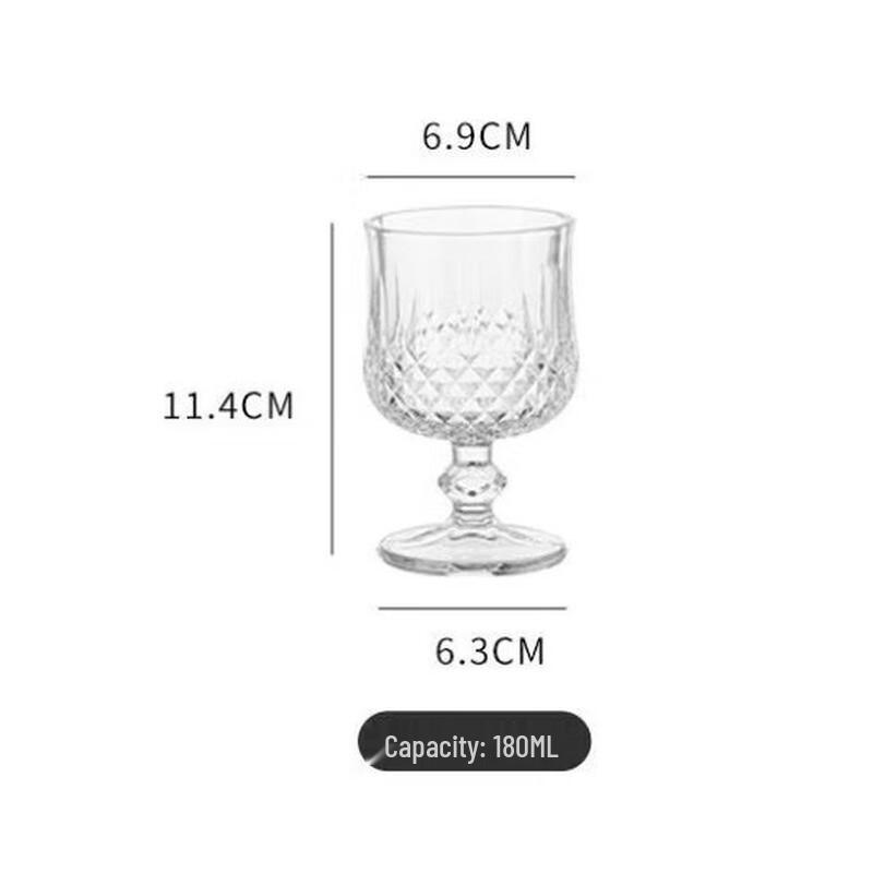 Thickened Glass Wine & Cocktail Goblets