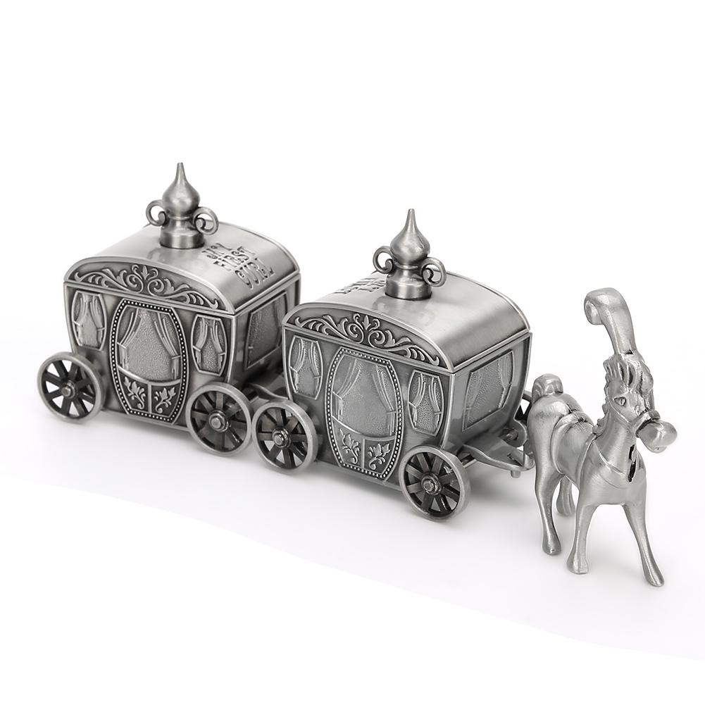 Tooth Collection Box Horse Shape Metal Storage Case Exquisite Vintage Craft Gift Ornament