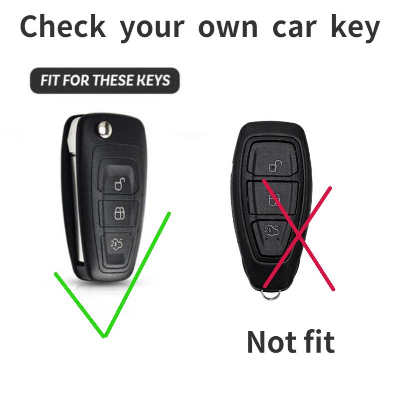 Car Racing Style Design Key Case Cover Shell Accessories For Ford Ranger C-Max S-Max Focus Galaxy Mondeo Transit Tourneo Custom