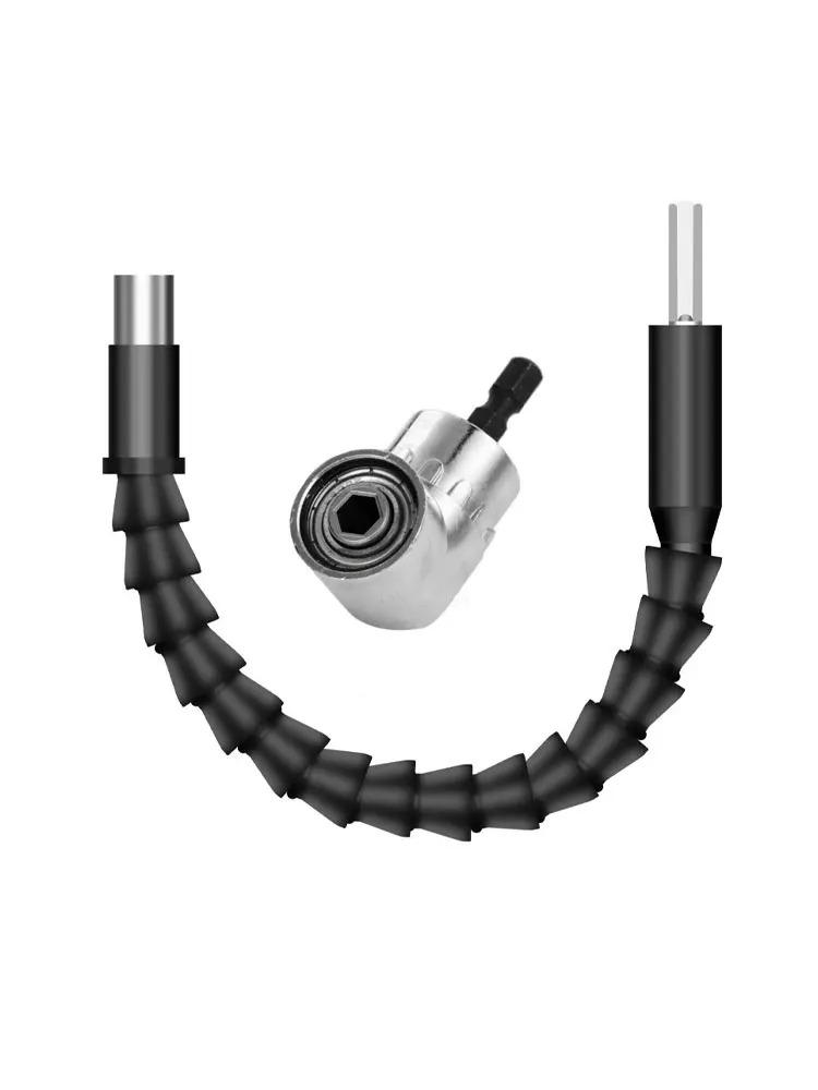 Flexible Hex Shaft Drill Bits 295mm Extension Bit Holder with Magnetic Connect Drive Shaft Electric Drill Power Tool Accessorie