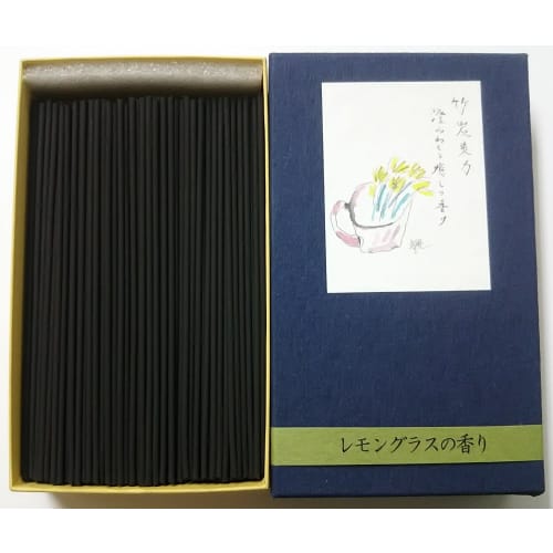Awaji Umekundo Smokeless Incense, for Home Use, Low Smoke, Bamboo Charcoal Refreshing Lemongrass (120g), Loose Pack #159