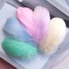 Natural Goose Feathers Plumes 8-12cm Swan Feather Plume for Home Decoration Craft DIY Wedding Jewelry Accessories 100Pcs