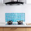 Kitchen Double Gas Stove Aluminum Foil Splash Guard & Heat Shield