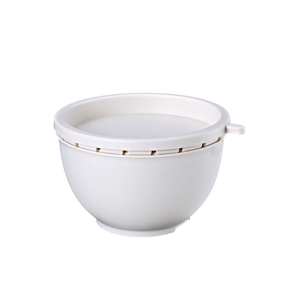 

Plastic Vegetable Chopping Tool Lettuce Slicer Cutting Bowl Colander Strainer Salad Cutter Bowl белый