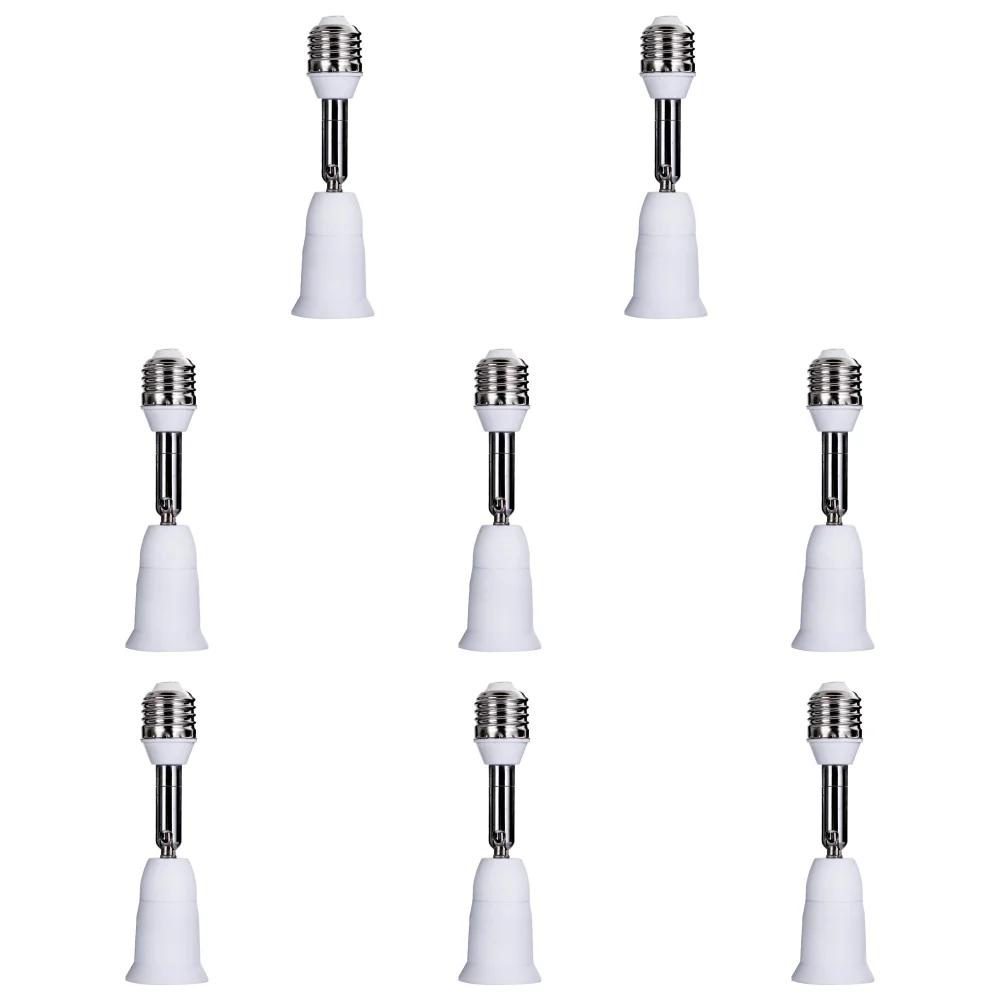 1-20Pcs E27 to E27 Extender Lamp Holder Base Lighting Bulb Flexible Extend Extension Socket Adapter for LED Light Converter