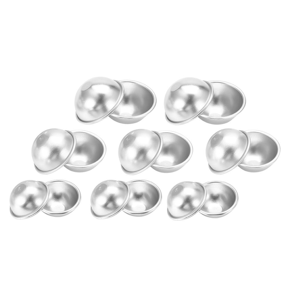 Handgjorda Badbombsformar i Aluminiumlegering Bubblande Hantverk DIY Kakformverktyg
