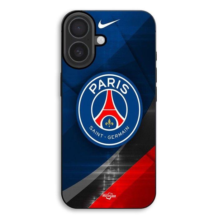 Coque de téléphone - MANIACASE - iPhone 17 - Silicone TPU - Noir - Football logo
