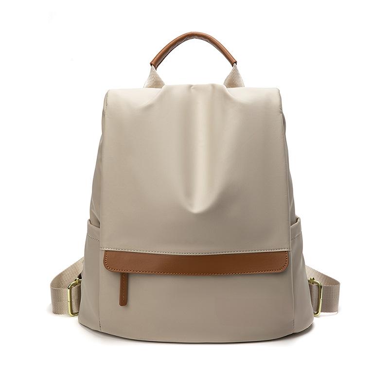 Korean Version of Anti Theft Backpack for Women New Fashionable and Versatile Backpack Personalized Waterproof Oxford Cloth Student Schoolbag Trend