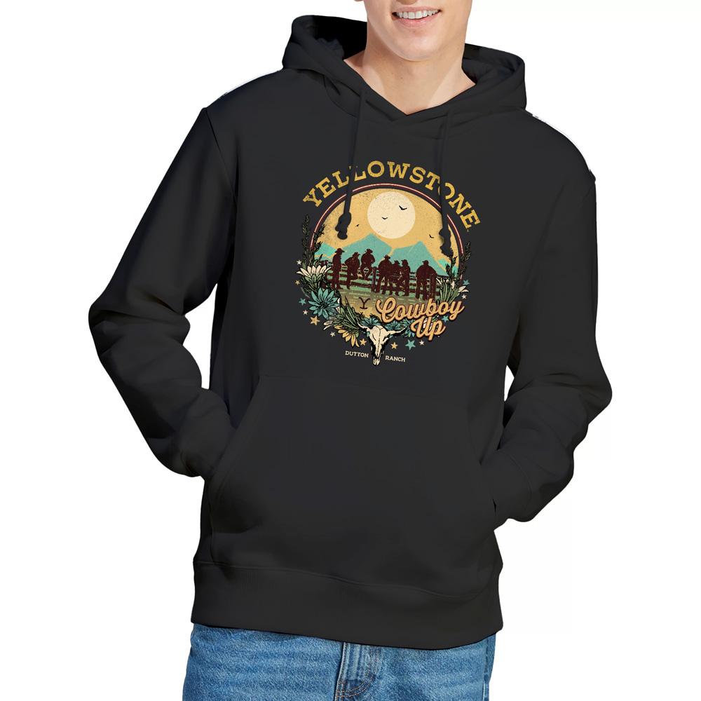 Yellowstone Mens Cowboy Up Hoodie