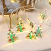 Christmas Tree Fairy String Garland Santa Claus Christmas Decorations  Outdoor Decorative