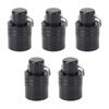 5PCS Drill Bit Holders with 1 Keychain Aluminum Alloy Portable Extension Bar Holder for Electric Ham