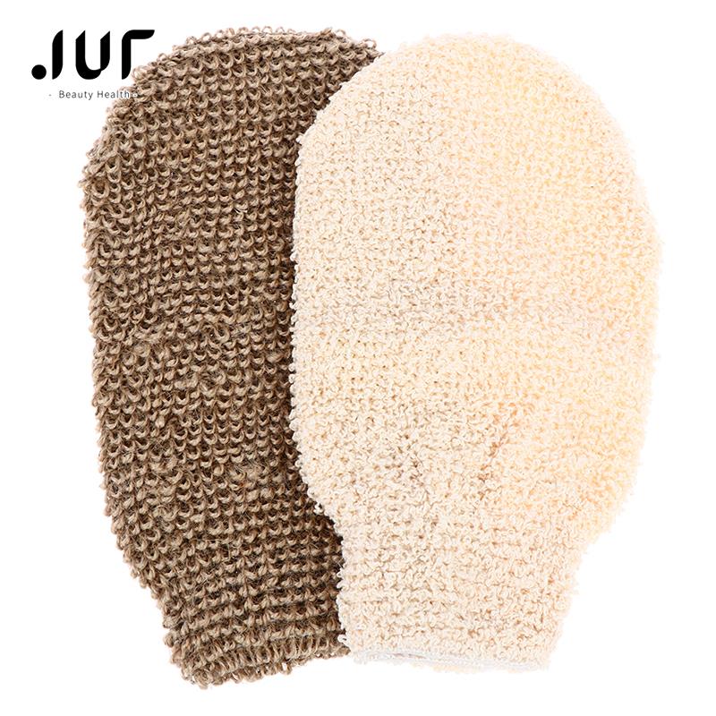 

2 Pcs Peeling Exfoliating Gloves Shower Body Brush Fingers Bath Towel For Shower Body Brush Towel SPA Foam Body Massage 2pcs