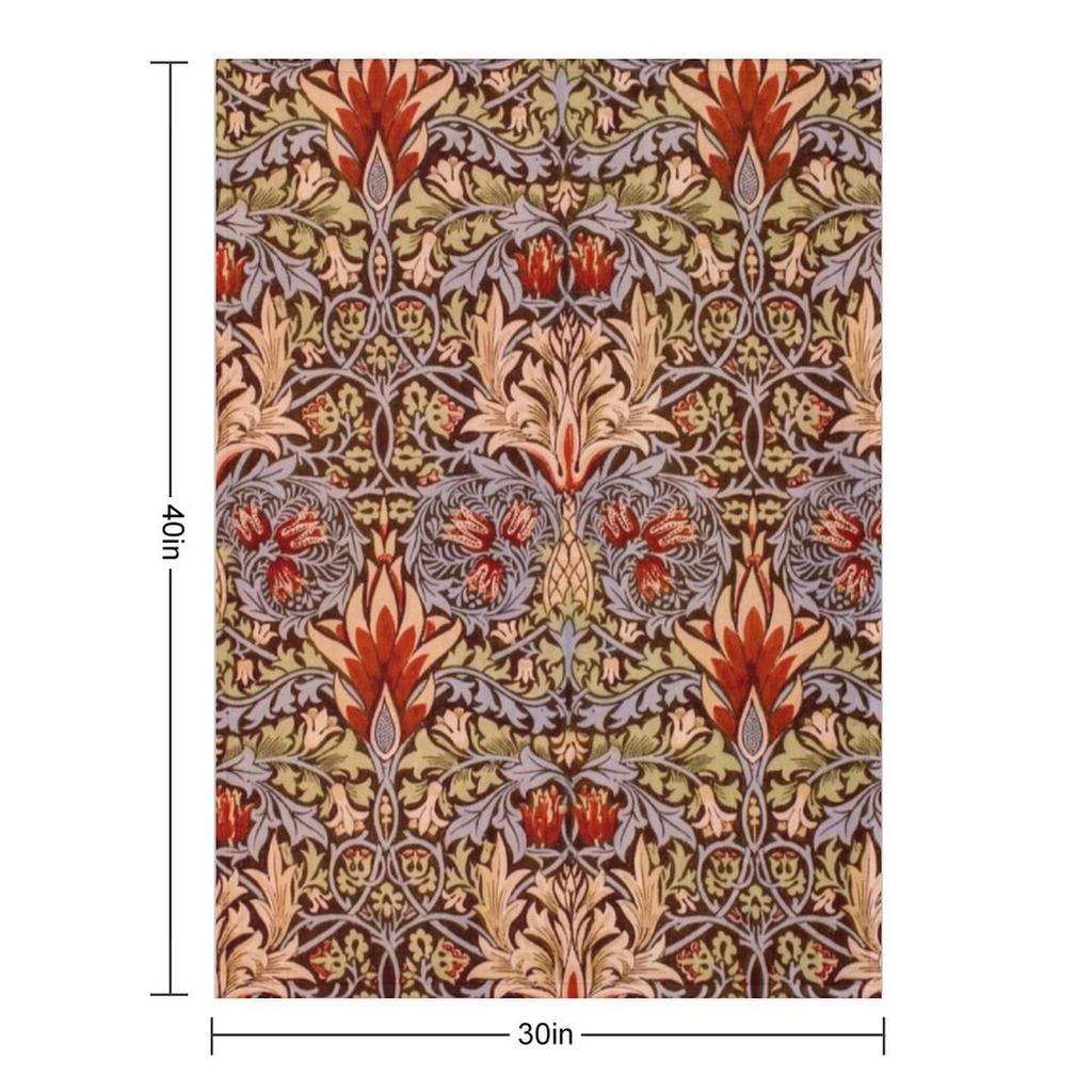 William Morris. Arts and Crafts. Uk. Throw Blanket Luxury Thicken Sofa Quilt Warm for Winter Kid'S Blankets