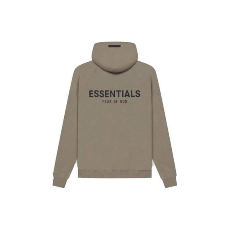 Fear of God Essentials PullOver Hoodie 'Taupe' Men's 192SP212007F