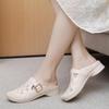 Women's Summer Breathable Sweet Sandals Thick Soft Sole Fashion Beach Slides Anti-Slip Open-Toe Outdoor Shoes