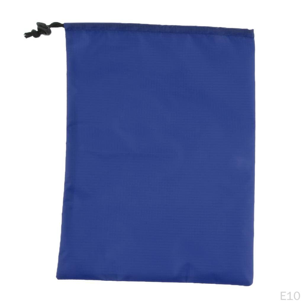 Waterproof Drawstring Storage Bag Stuff for Clothes - Green