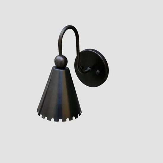Retro Messing Vegglampe – Tidløs Sjarm Belysningsarmatur