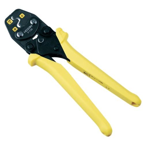 

HOZAN Crimping Tool for Ring Sleeves, JIS C9711 Compliant for Electrician s Exams, with Forming Check Mechanism, Suitable Sizes: Small (including 1.6