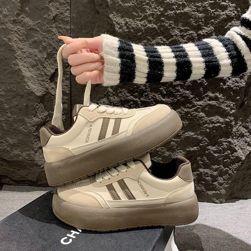 Women's new autumn versatile niche design sense casual board shoes bread sports casual shoes