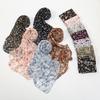 145*145CM Écharpe Carrée Florale Imprimée Chiffon Hijabs Écharpes Pour Femmes Châles Musulmans Foulard Enveloppant Bandeau Bufandas