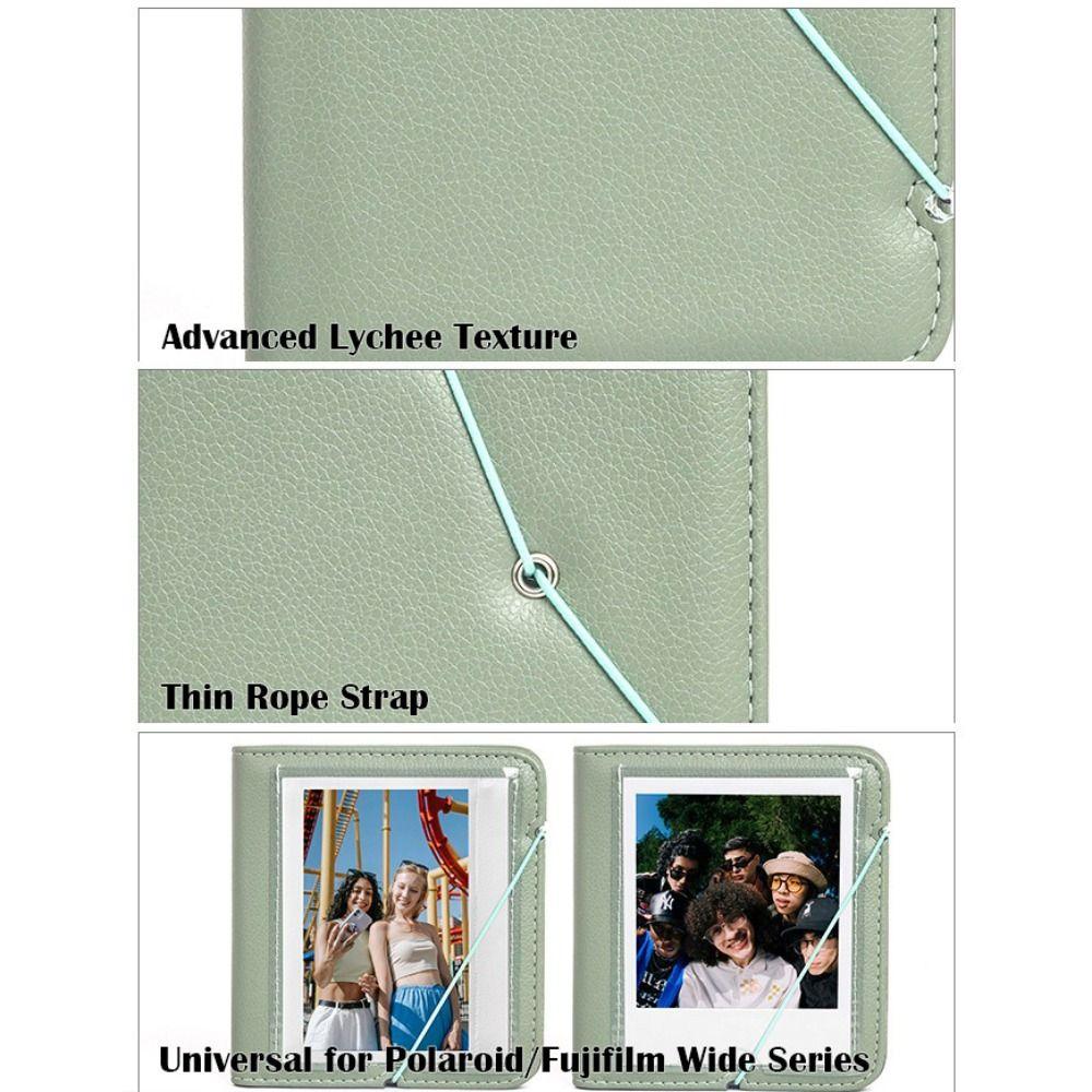 28 Pockets 5 inch-Photo Album Movie Ticket Instant Camera Memory Book Large Capacity Universal for Fujifilm Instax W300/W400