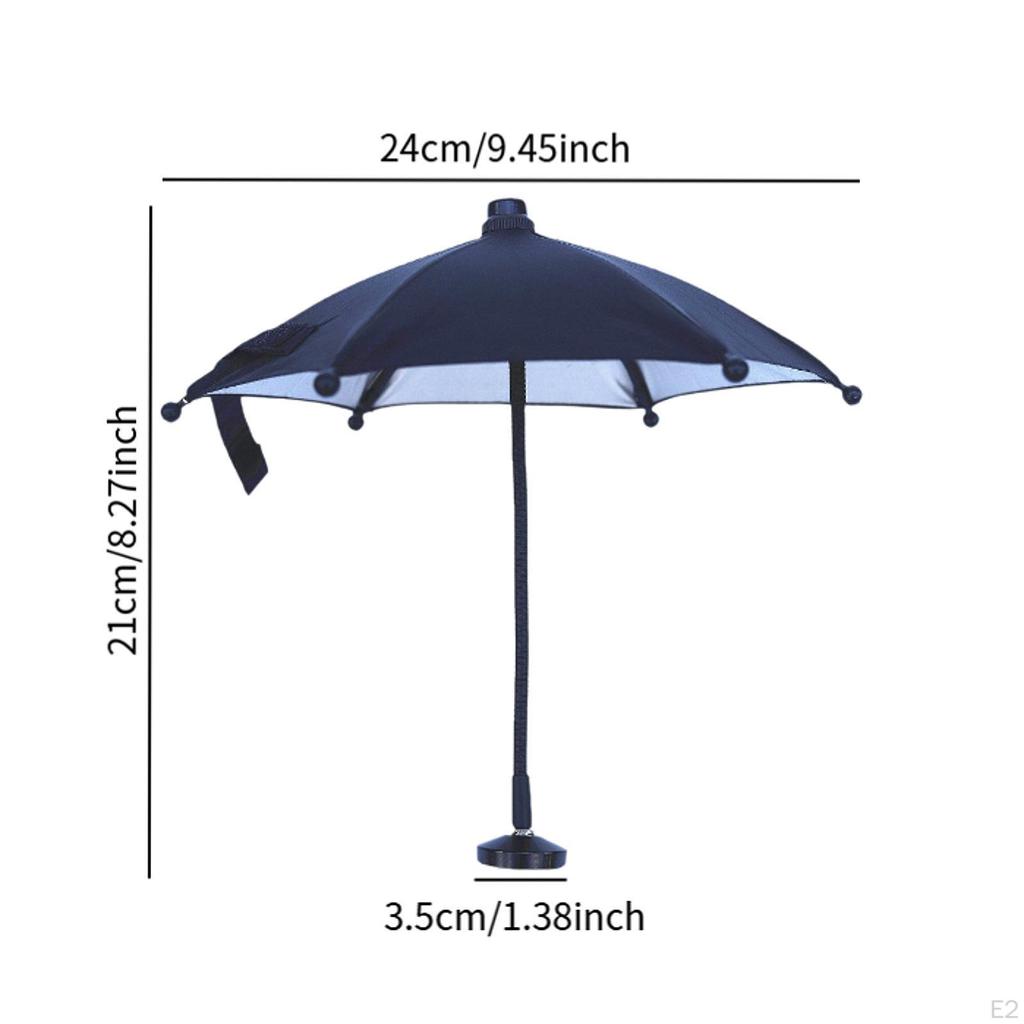 Phone Umbrella Camera Compact Practical Flexible Adjustable Sunshades for Mobile