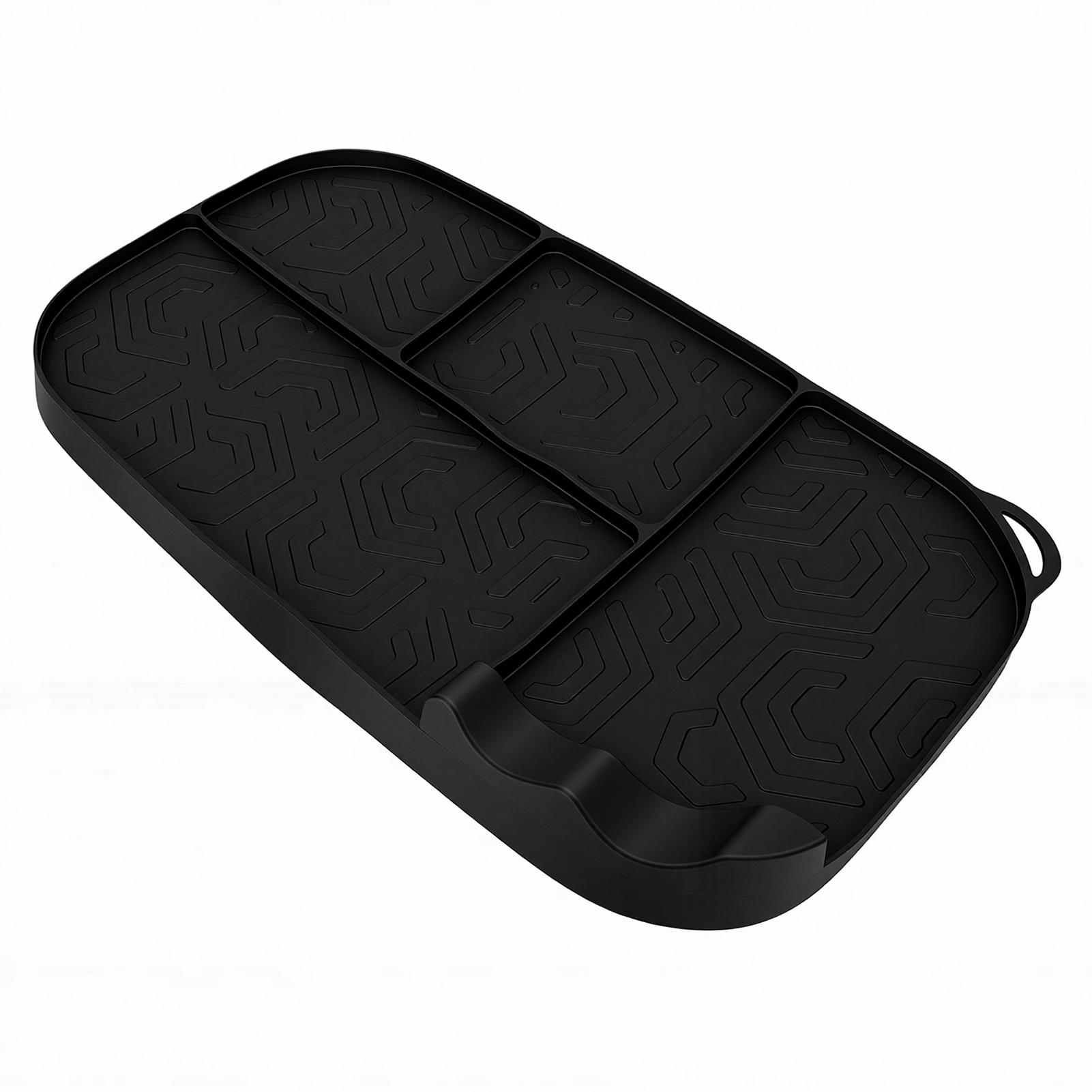 Silicone Fryer Organizer Mat Food Grade Heat Resistance Non Slip Multi Functional Fryer Accessories Pad