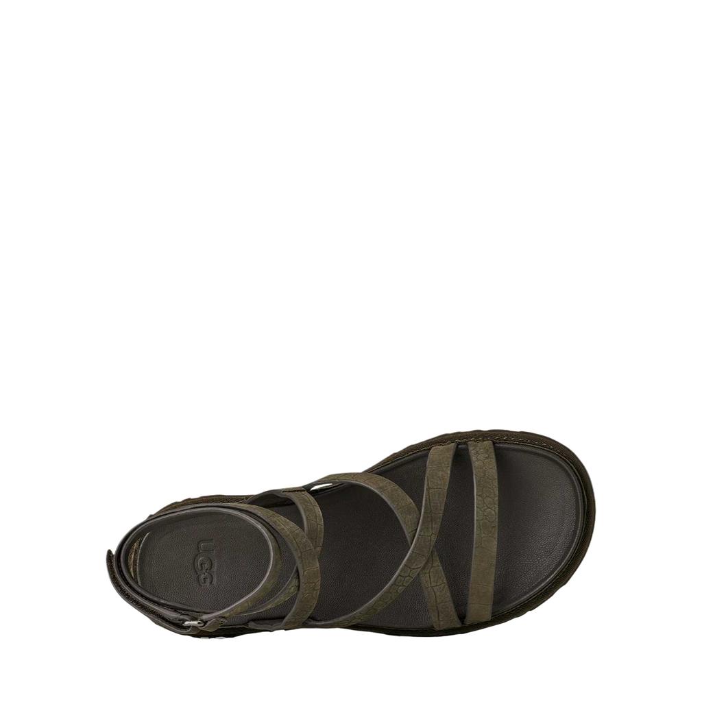 UGG Leather Golden Comfortable Embossed Roman Sandals Women sandals 1178570-DNSS