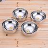 10Pcs Stainless Steel Nesting Bowls Commercial Grade Practical Construction Safe Front Family Meal Preps