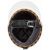 Bike Parts Center Helmet Half Cork Half Three Button Black Lame Free Size (Head Circumference 57cm~less Than 60cm) 701002