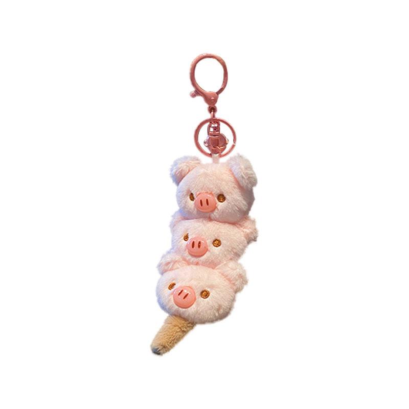 Colorful And Cute Cartoon Animal Plush Keychain Accessories For Gifts And Personal Use
